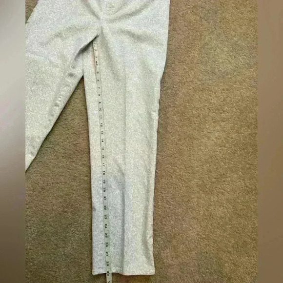 Isaac Mizrahi Live! Tall 24/7 Stretch Ditsy Floral Pants Ivory 14 TALL A392880 - Picture 3 of 10